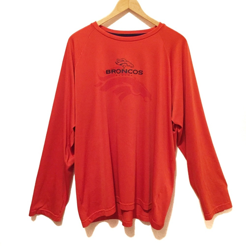 Majestic Men’s Denver Broncos Long Sleeve Shirt 2XL